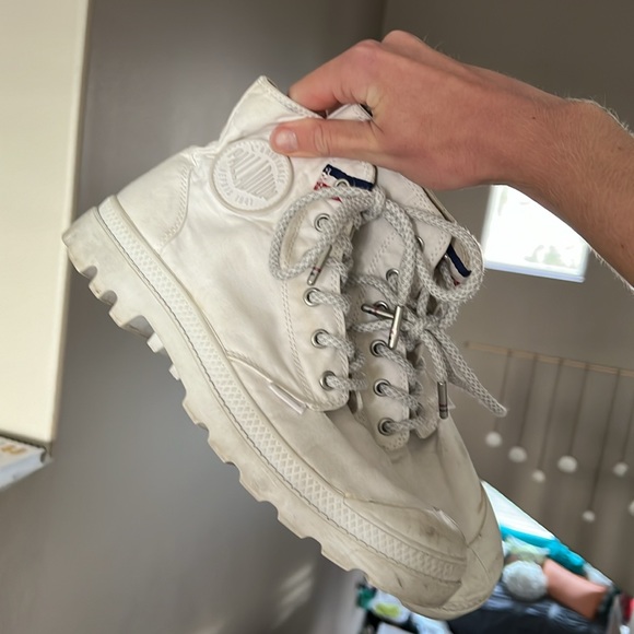 Palladium Shoes - White Palladium Boots